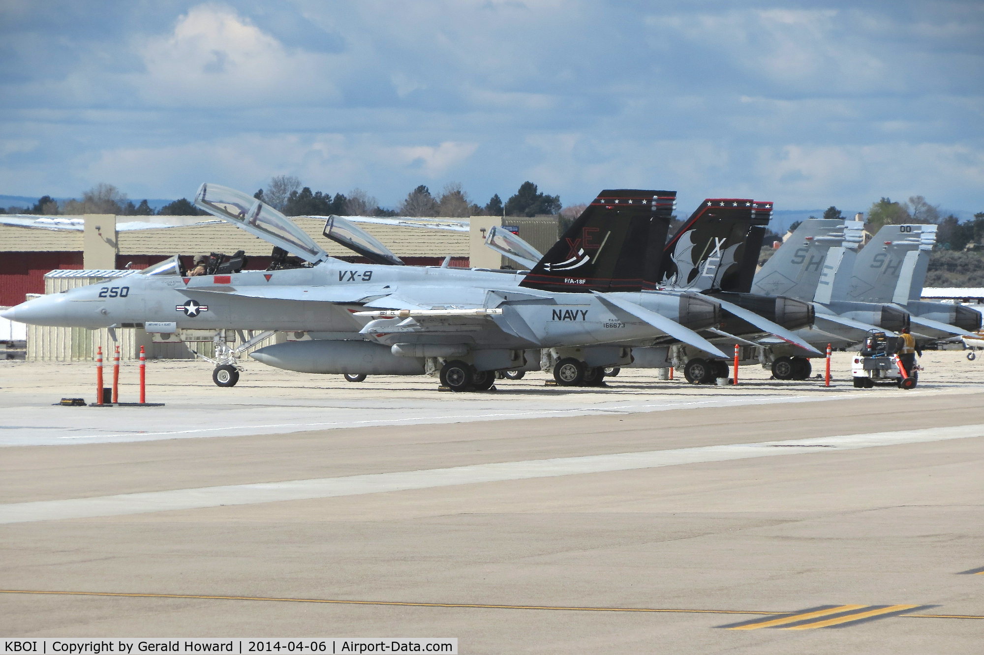 Boise Air Terminal/gowen Fld Airport (BOI) - F-18s from VX-9 