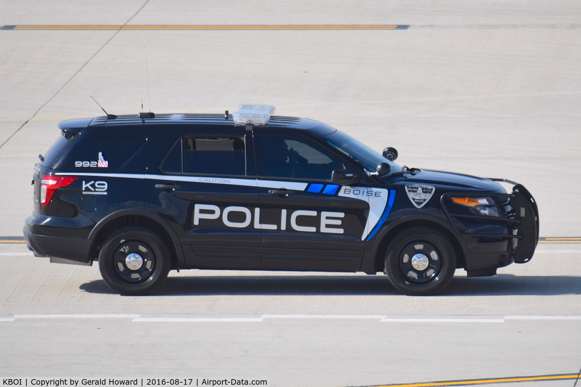 Boise Air Terminal/gowen Fld Airport (BOI) - Boise City Police provide security for airport.