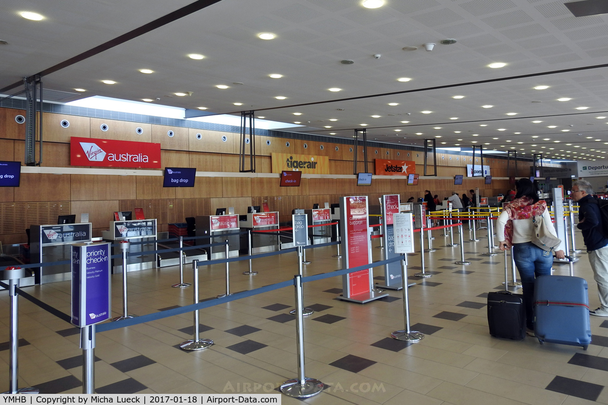 Hobart International Airport, Cambridge, Tasmania Australia (YMHB) - Check-in area