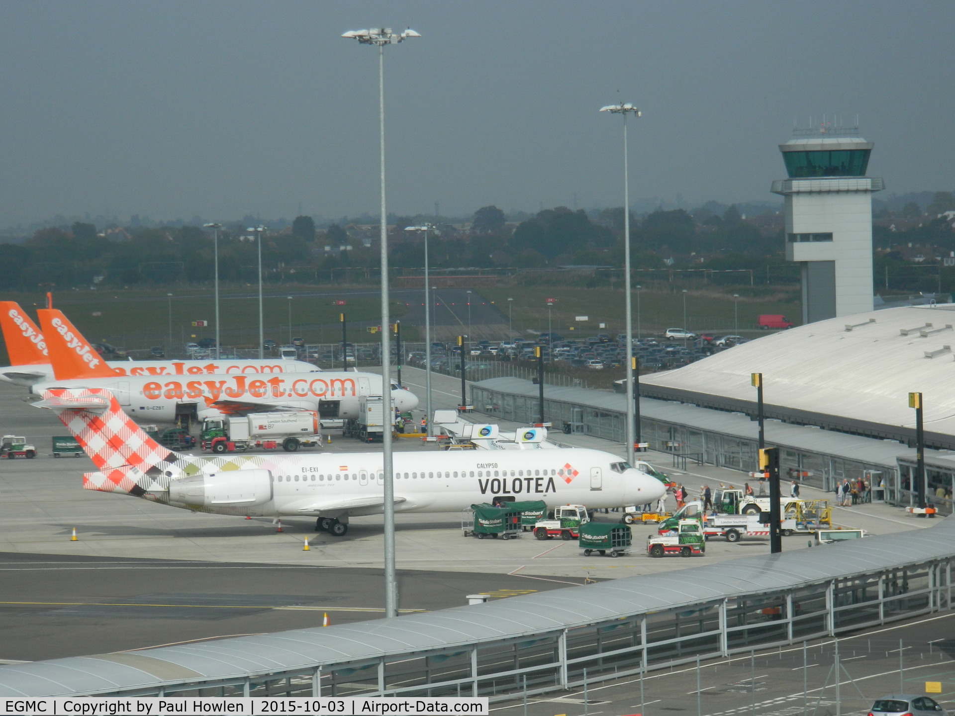 London Southend Airport, Southend-on-Sea, England United Kingdom (EGMC) - Taken from Holiday Inn on a Saturday afternoon, October 2015