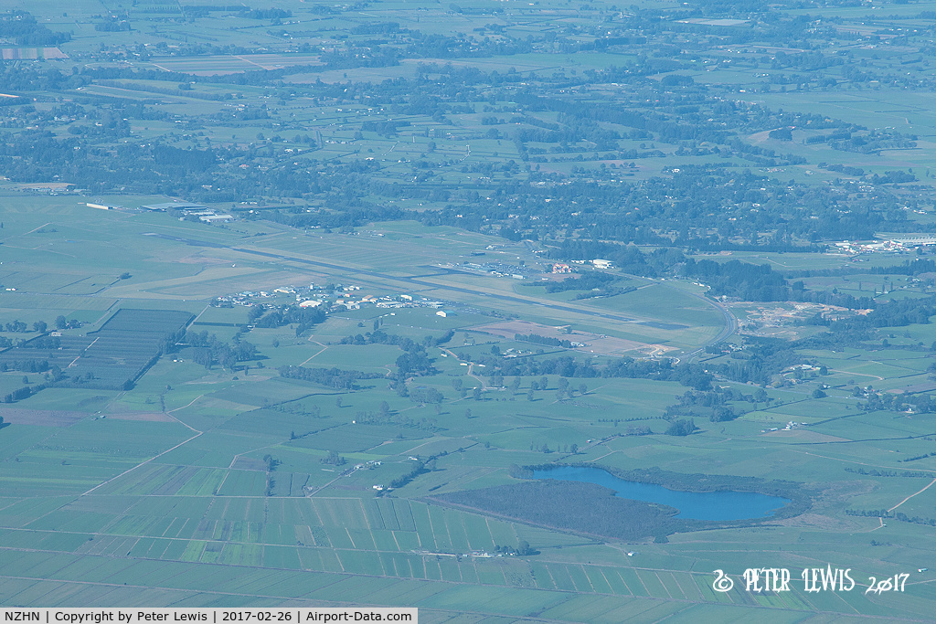 Hamilton International Airport, Hamilton New Zealand (NZHN) - Hamilton airport viewed from the west