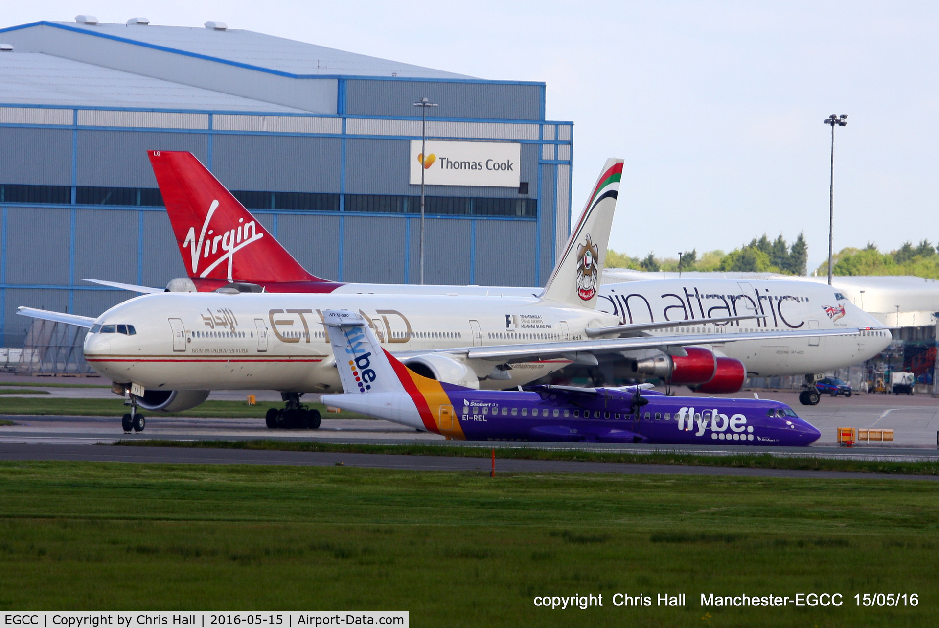 Manchester Airport, Manchester, England United Kingdom (EGCC) - coming and going at Manchester