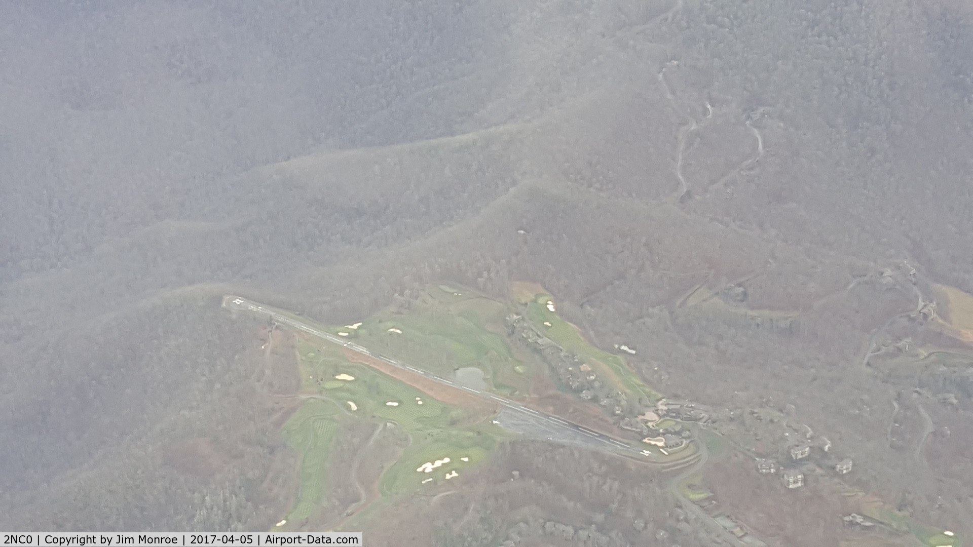 Mountain Air Airport (2NC0) - Taken from 10,000 MSL - Mountainaire Airport - North of Asheville NC