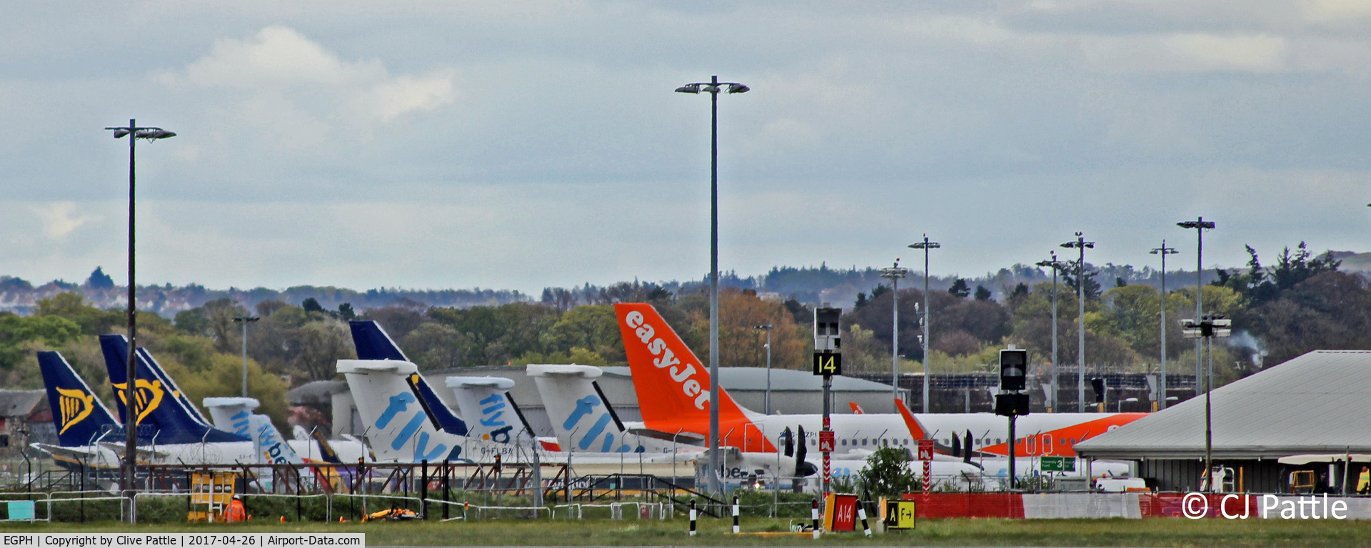 Edinburgh Airport, Edinburgh, Scotland United Kingdom (EGPH) - Tails at EDI