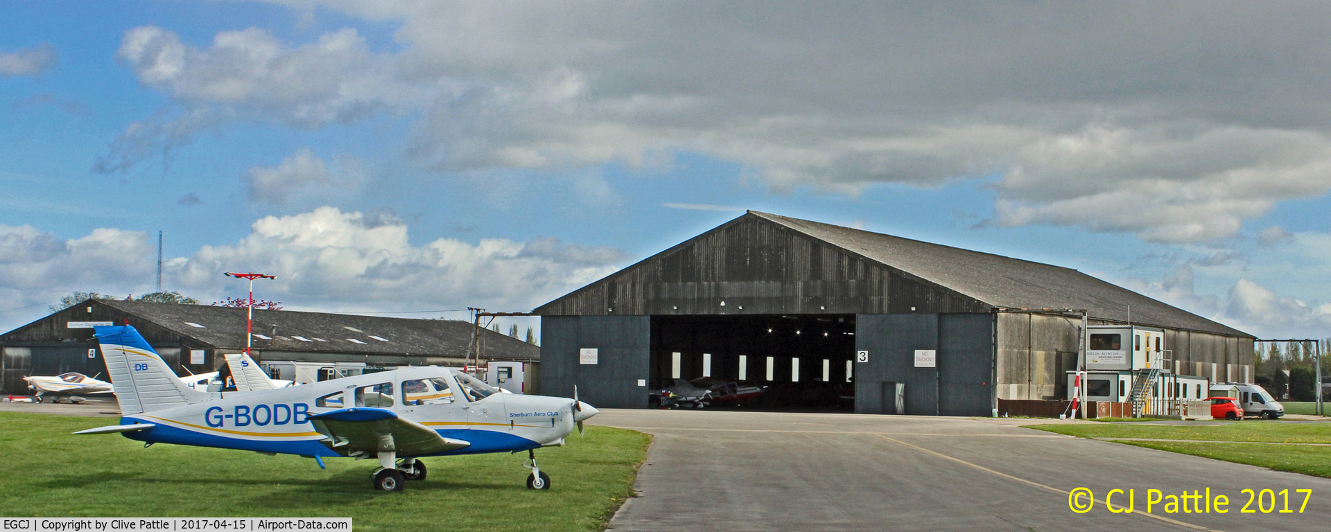 Sherburn-in-Elmet Airfield Airport, Sherburn-in-Elmet, England United Kingdom (EGCJ) - Airfield view at EGCJ
