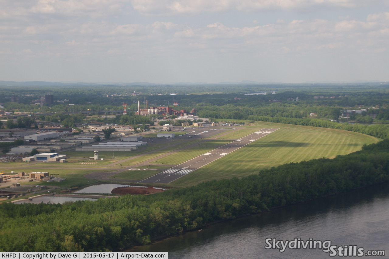 Hartford-brainard Airport (HFD) - Hartford aerial