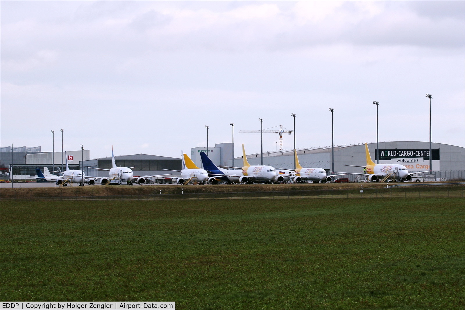 Leipzig/Halle Airport, Leipzig/Halle Germany (EDDP) - At the weekends apron 2 is home of small freighters at LEJ....