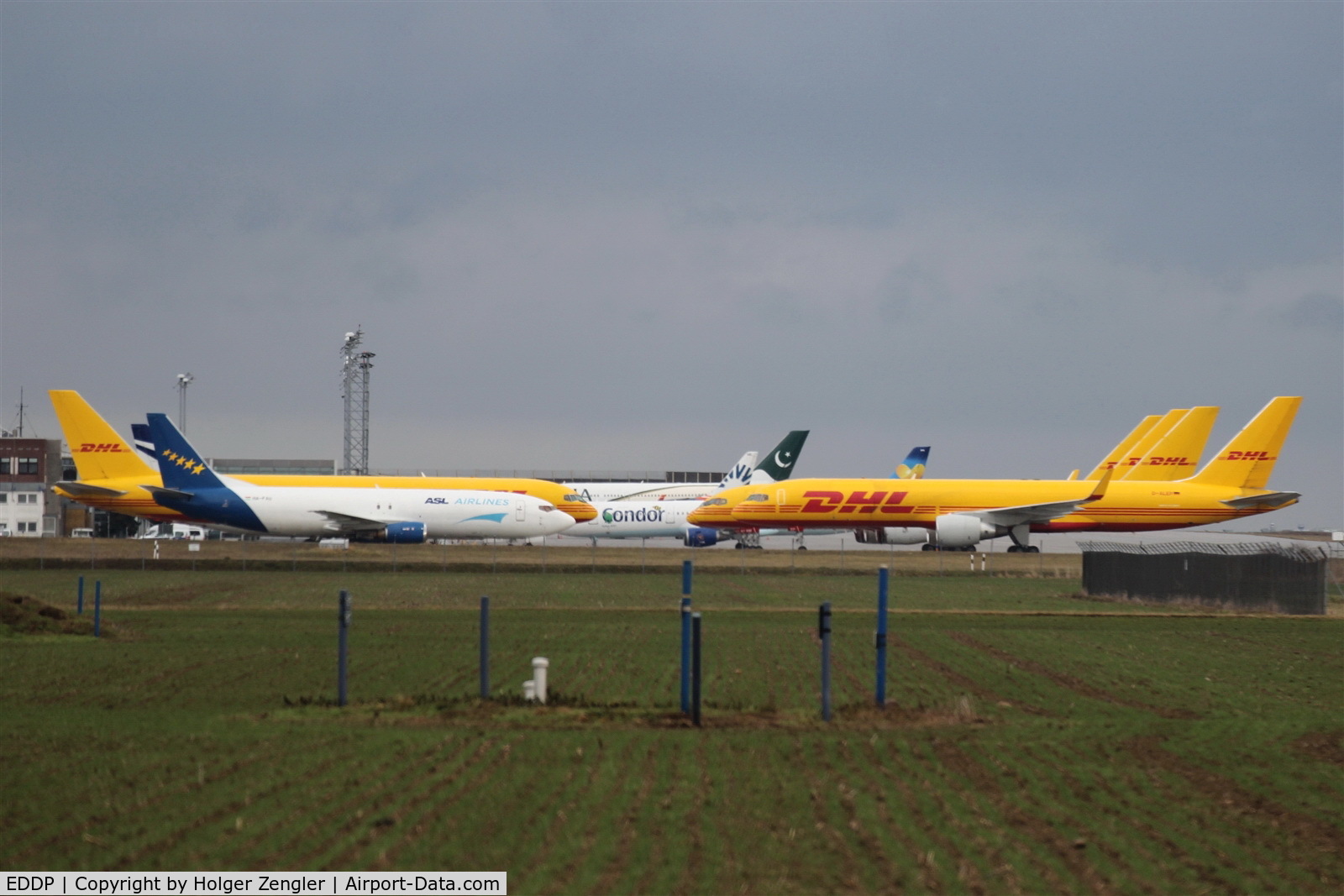 Leipzig/Halle Airport, Leipzig/Halle Germany (EDDP) - Apron 1 west is normally unusual for freighters on LEJ