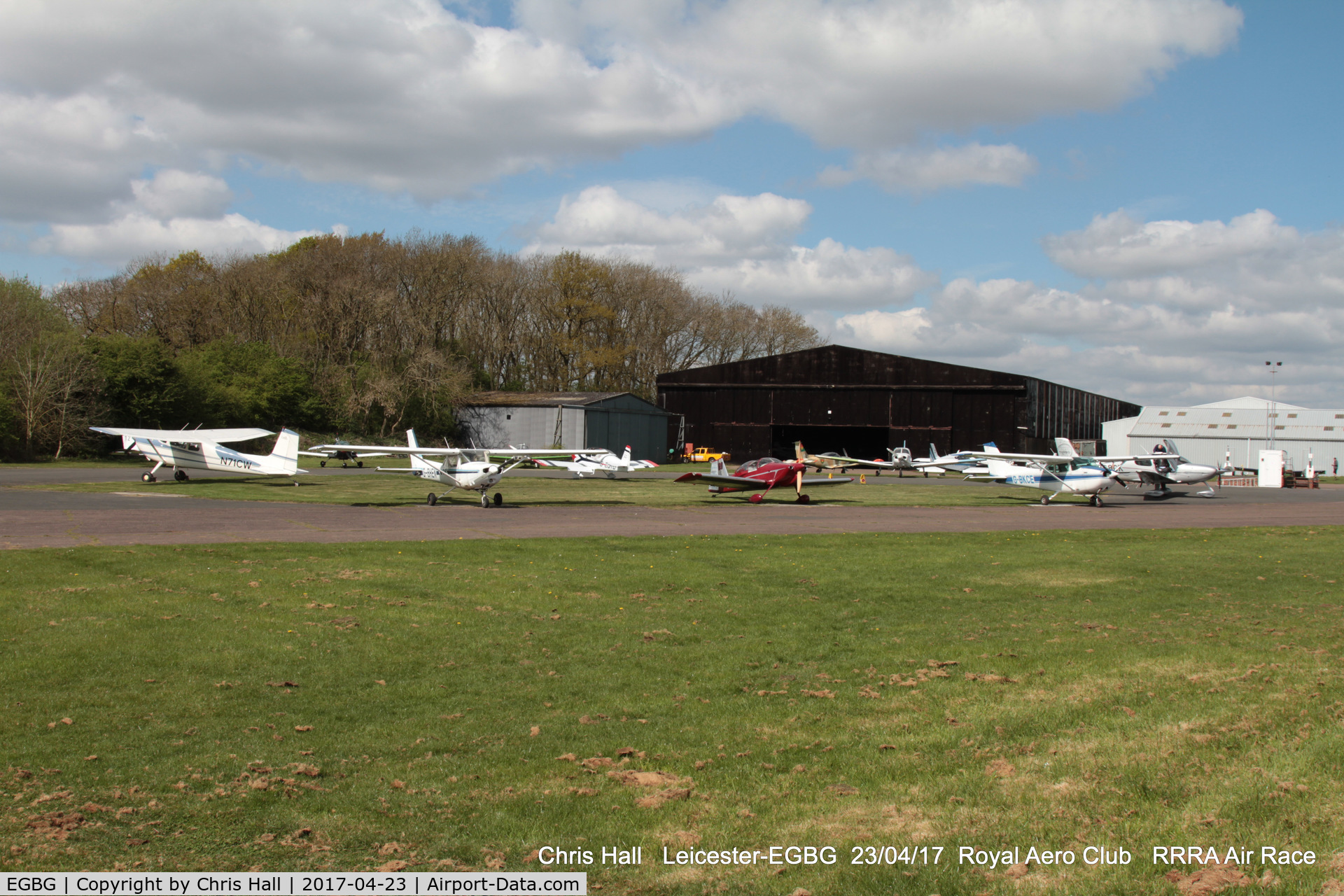 Leicester Airport, Leicester, England United Kingdom (EGBG) - Royal Aero Club 3R's air race at Leicester