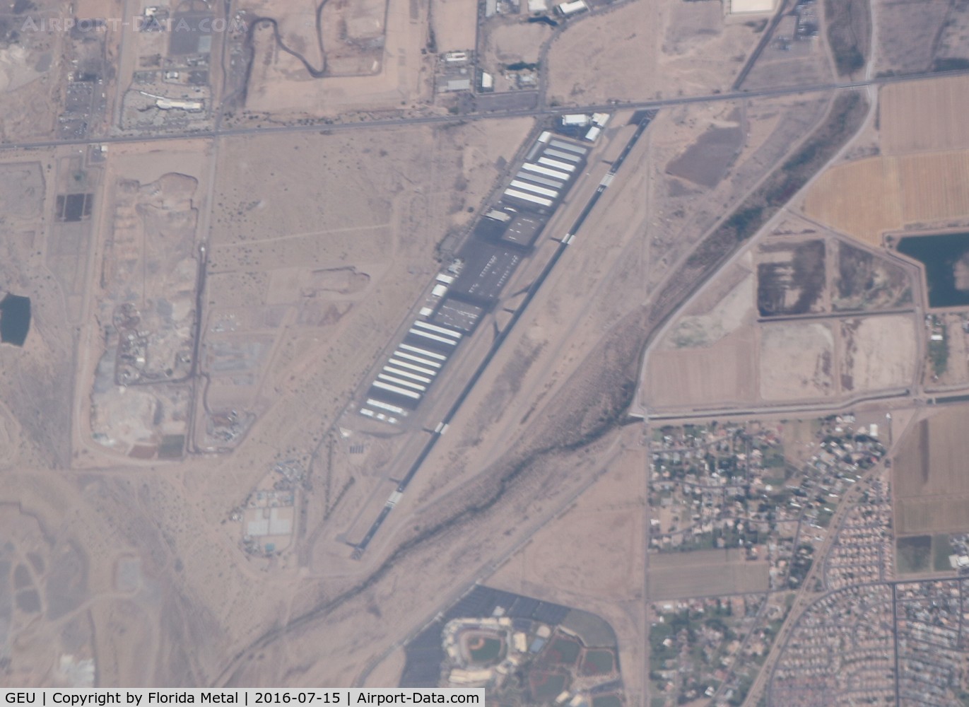Glendale Municipal Airport (GEU) - Glendale Airport from the air