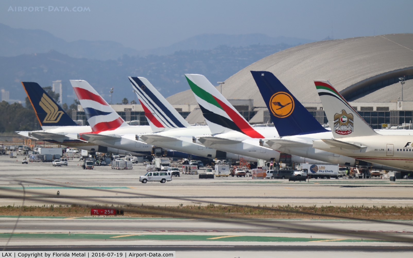 Los Angeles International Airport (LAX) - LAX line up