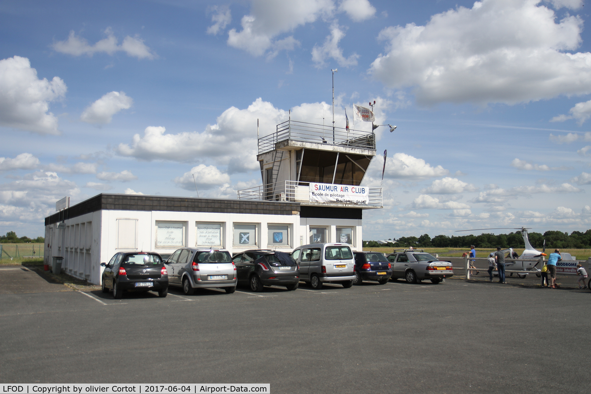 Saumur Saint-Florent Airport, Saumur France (LFOD) - the control tower
