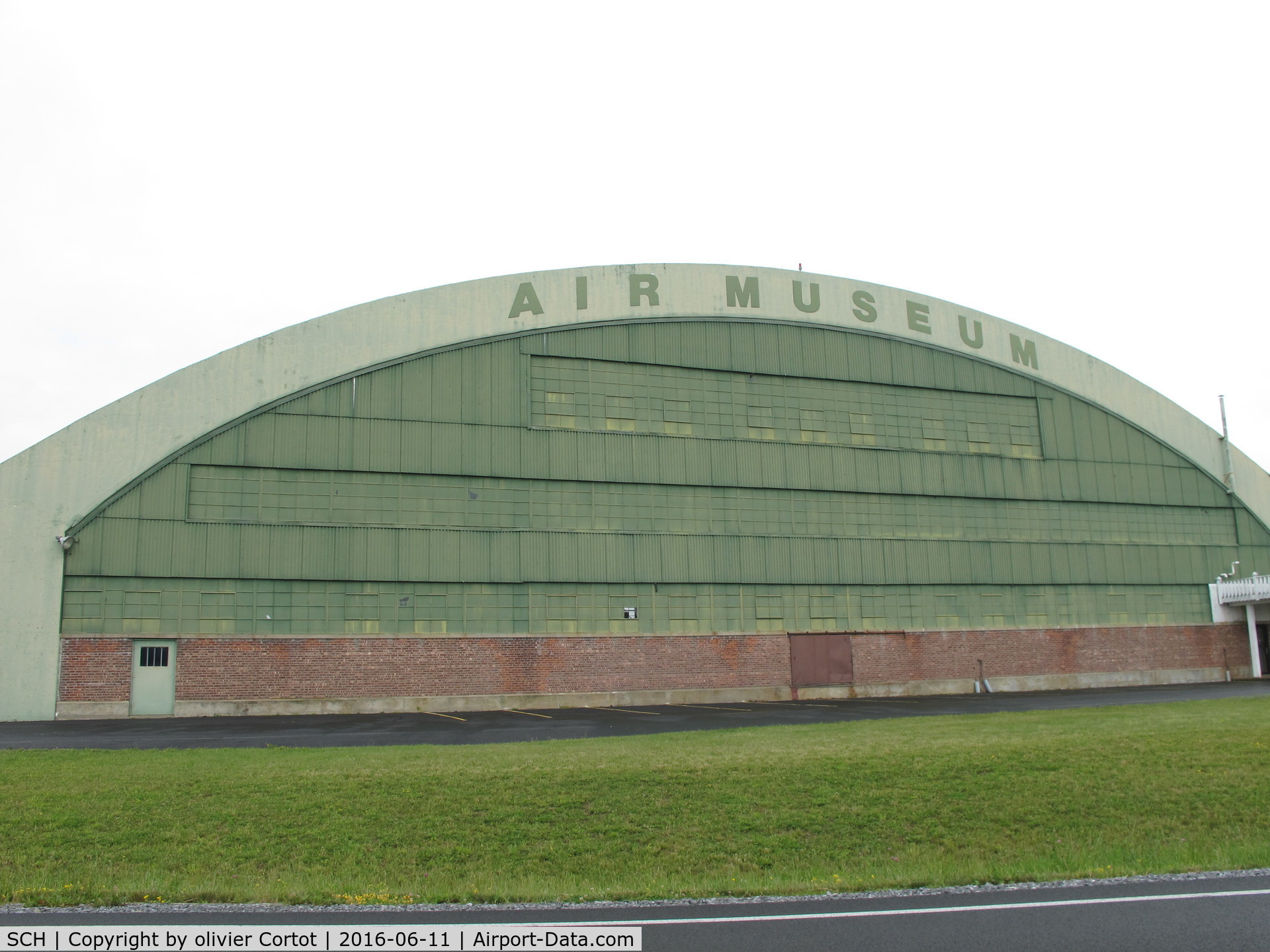 Schenectady County Airport (SCH) - The air museum hangar
