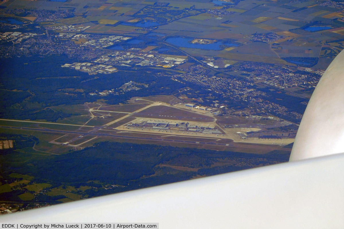 Cologne Bonn Airport, Cologne/Bonn Germany (EDDK) - Cologne/Bonn, taken from D-ABVW, YVR-FRA