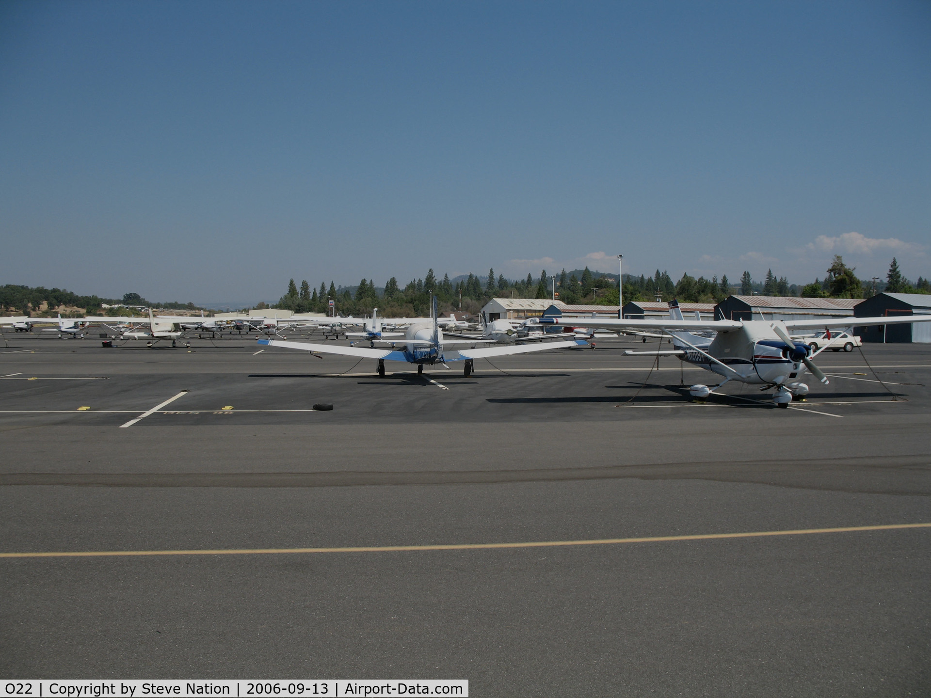 Columbia Airport (O22) - Flightline @ Columbia Airport, CA