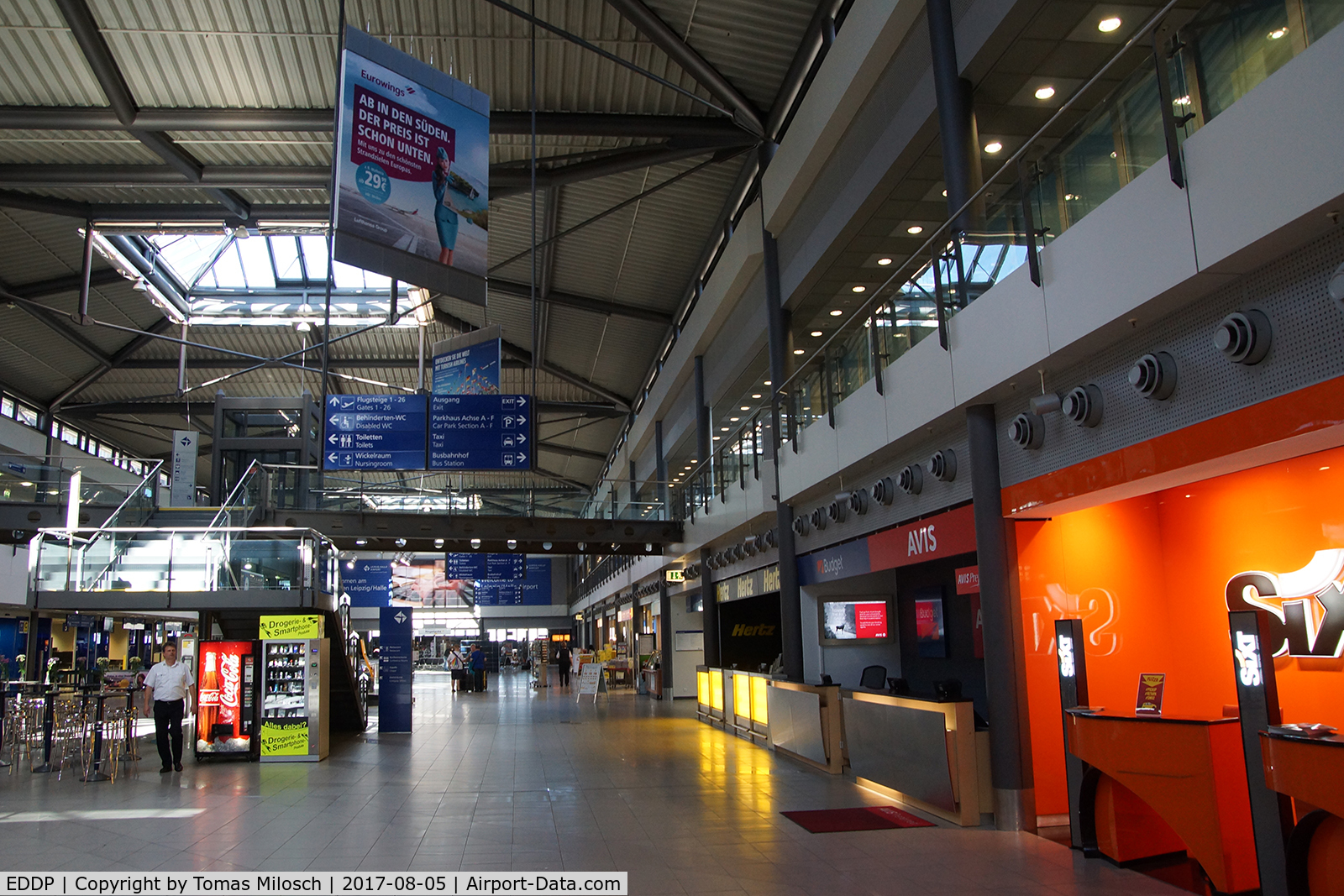 Leipzig/Halle Airport, Leipzig/Halle Germany (EDDP) - Not a very busy place on a Saturday morning ...