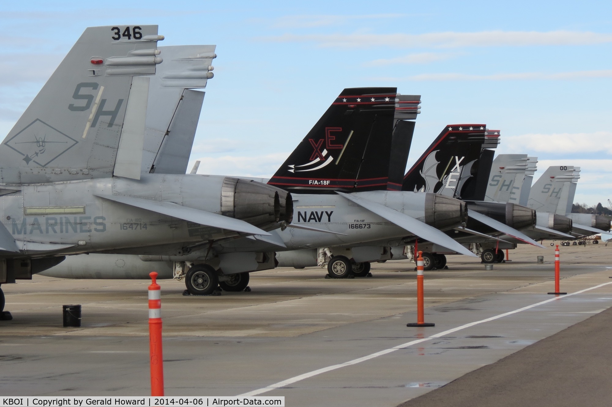 Boise Air Terminal/gowen Fld Airport (BOI) - F/A-18s from VMFAT-101 