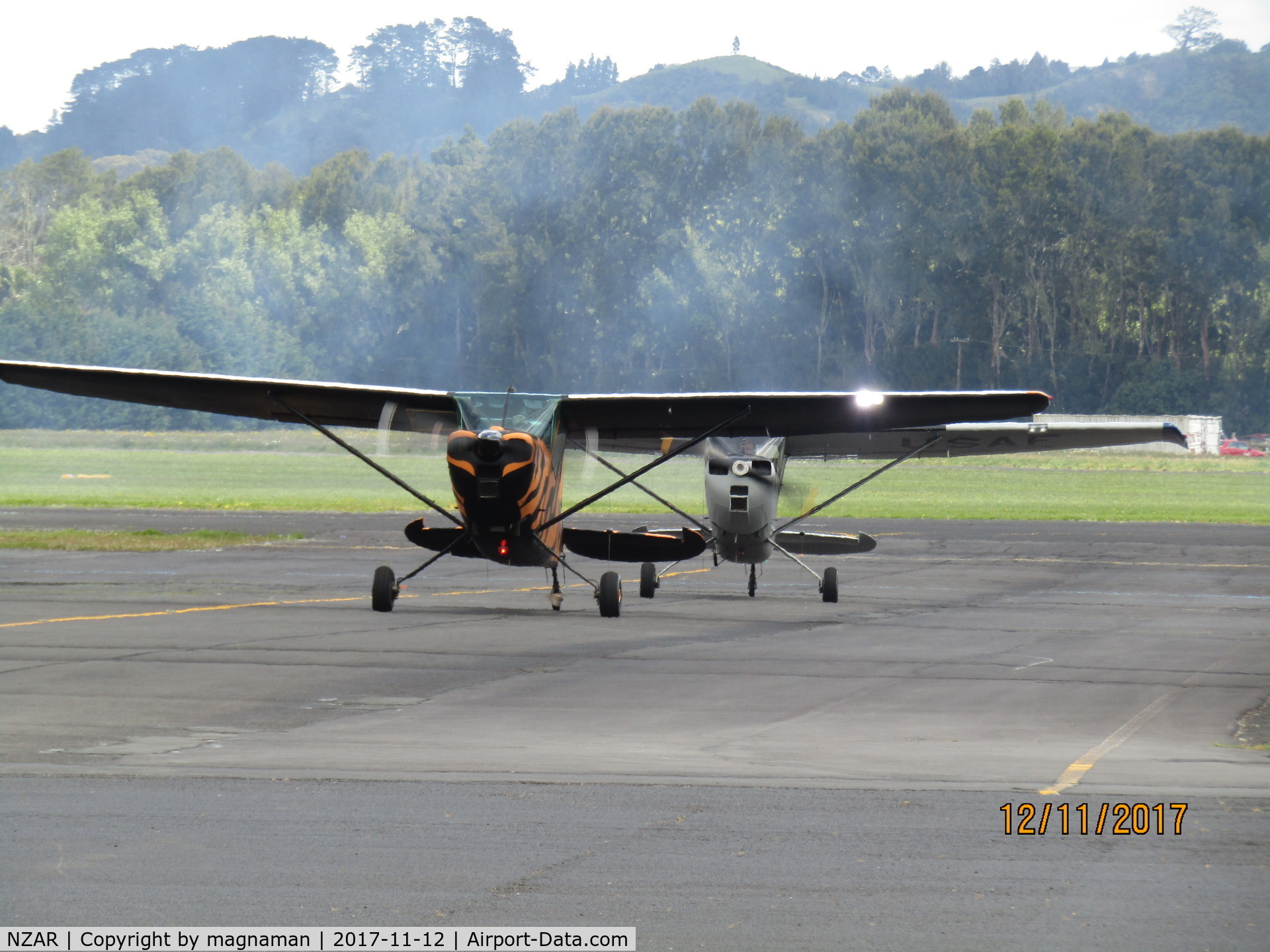 Ardmore Airport, Auckland New Zealand (NZAR) - two bird dogs in from display