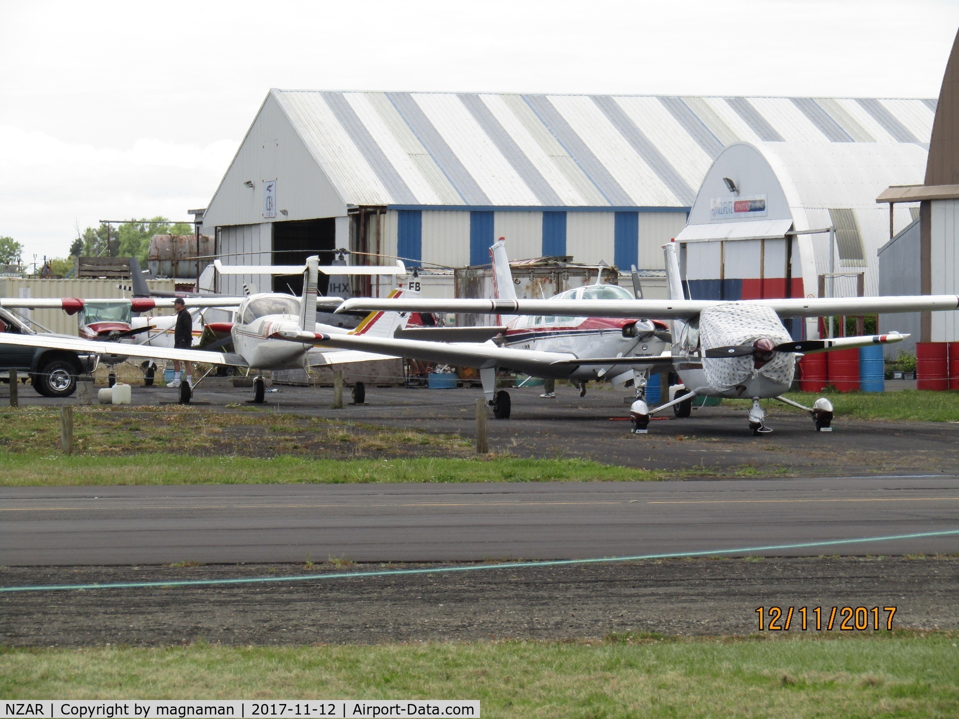 Ardmore Airport, Auckland New Zealand (NZAR) - eastern maintenance ramp