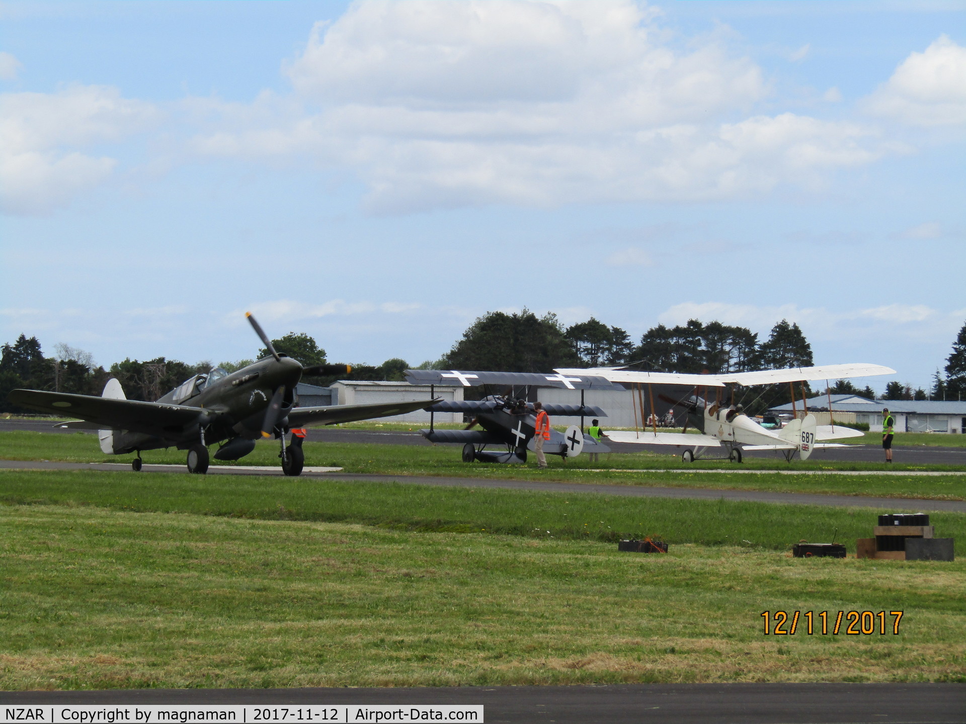 Ardmore Airport, Auckland New Zealand (NZAR) - trio of oldies at open day