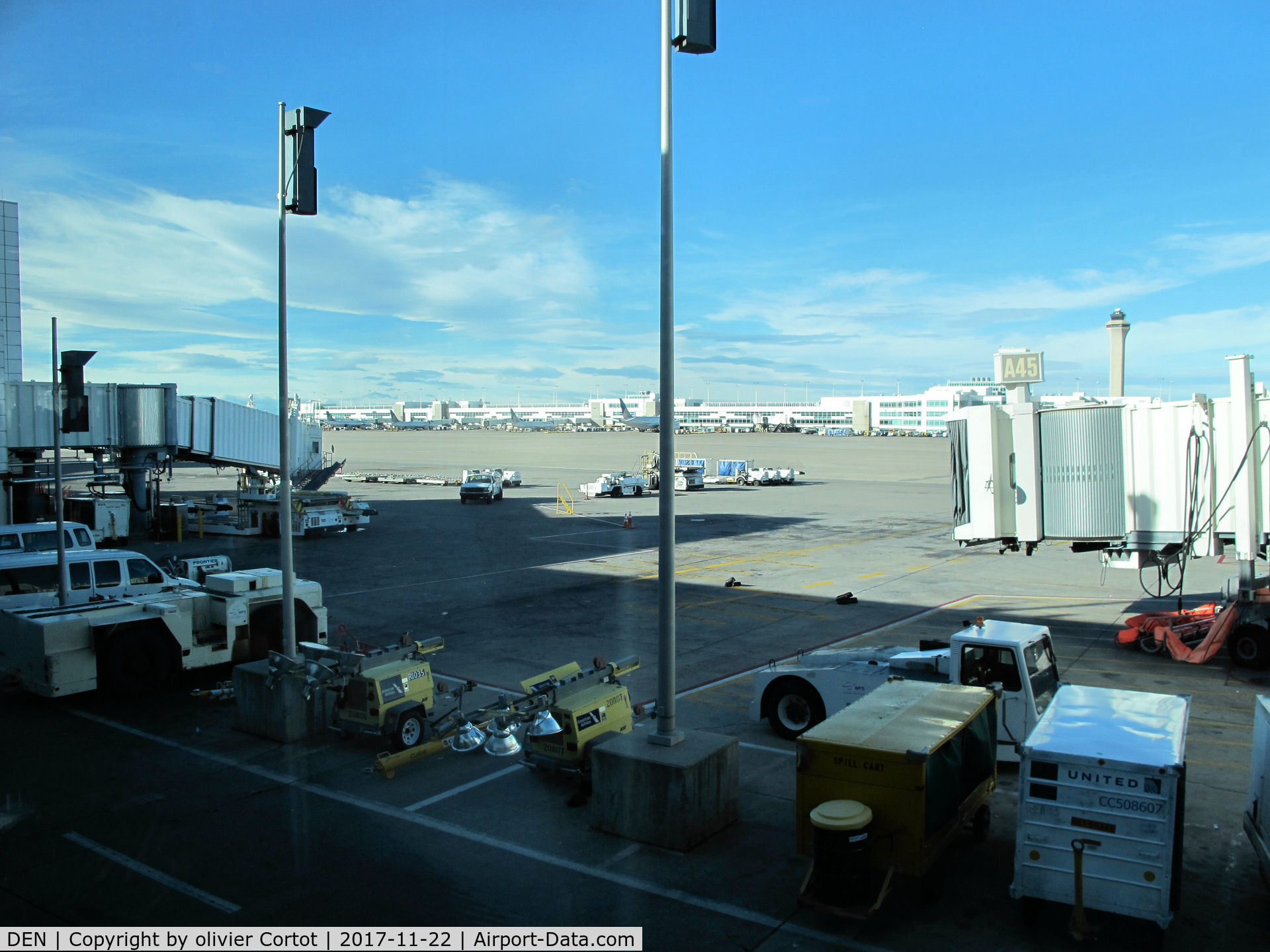 Denver International Airport (DEN) - View from gate A45