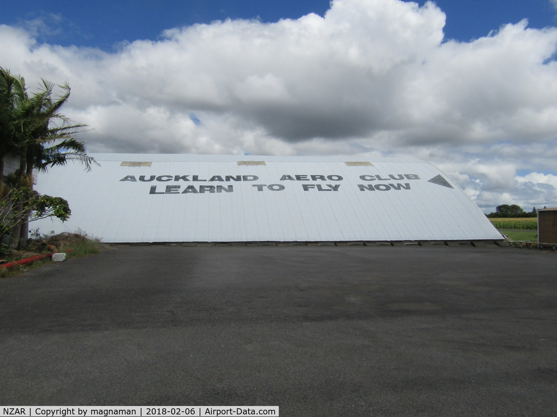 Ardmore Airport, Auckland New Zealand (NZAR) - old blister hangar - no flying club inside that anymore.