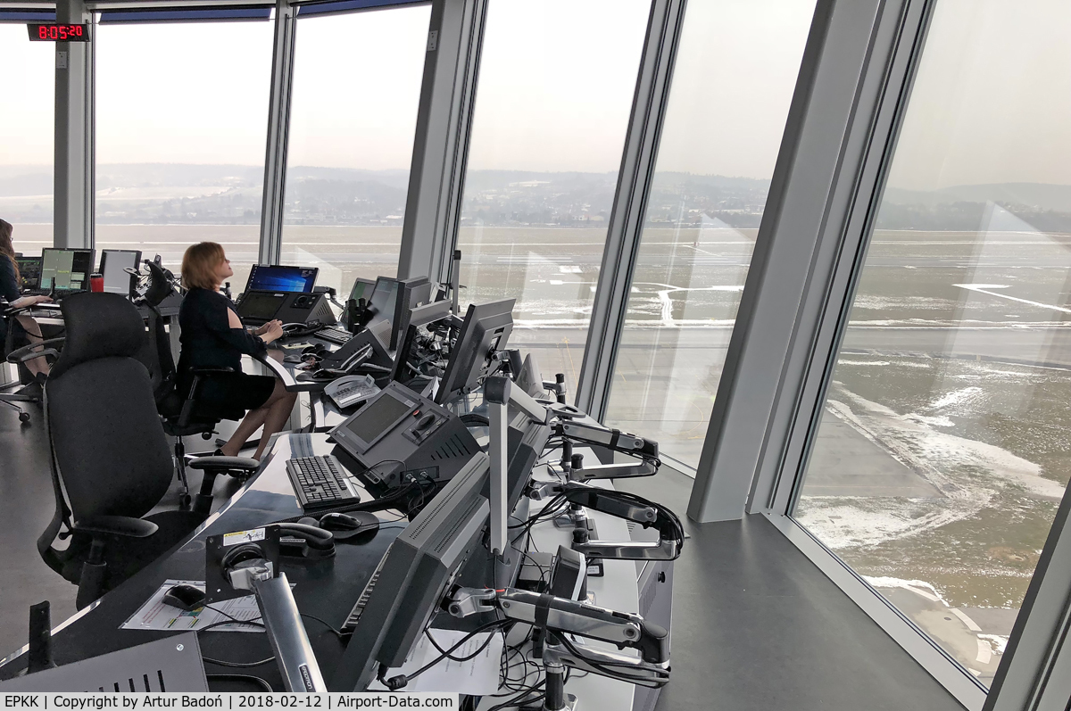 John Paul II International Airport Kraków-Balice, Kraków Poland (EPKK) - new flight control tower in Krakow
