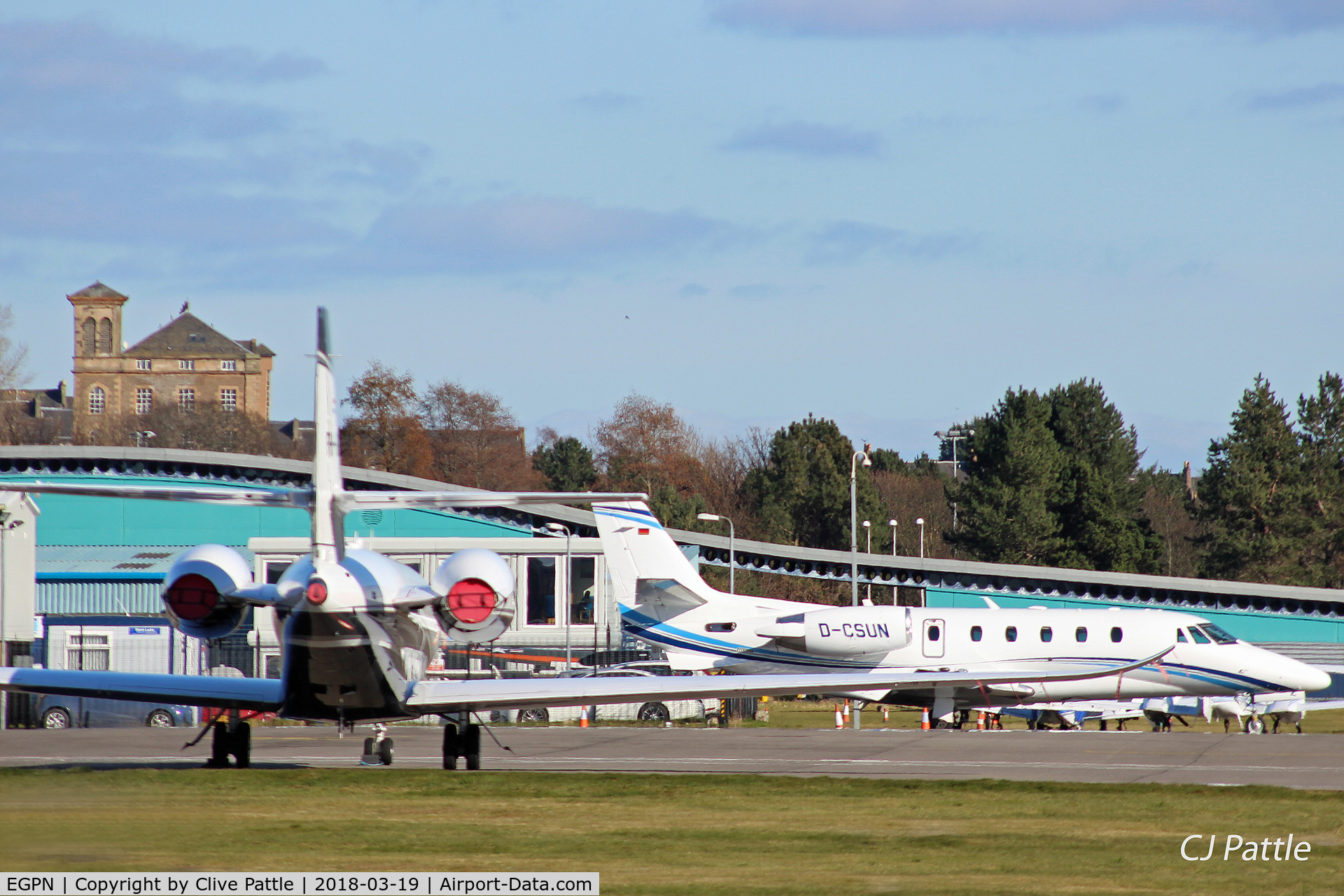 Dundee Airport, Dundee, Scotland United Kingdom (EGPN) - Dundee Ramp March 2018