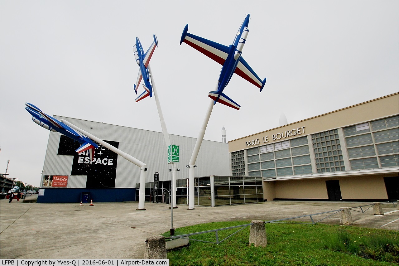 Paris Airport,  France (LFPB) - Entrance of Air & Space Museum, Paris-Le Bourget airport (LFPB-LBG)