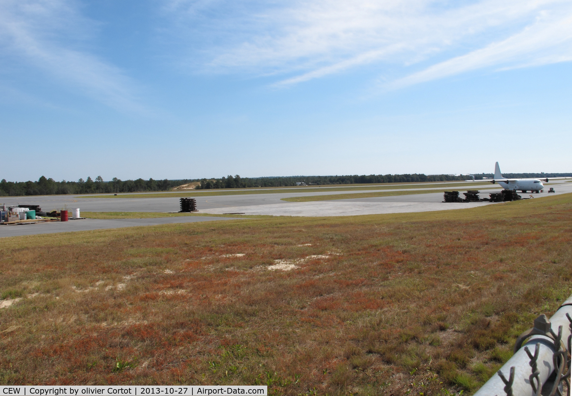 Bob Sikes Airport (CEW) - view on the runway