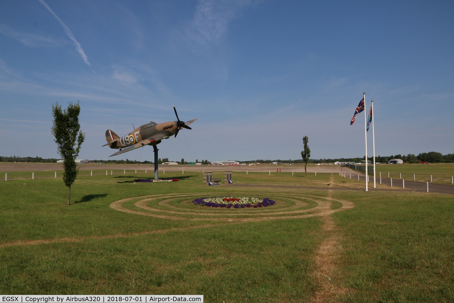 North Weald Airfield Airport, North Weald, England United Kingdom (EGSX) - Gate Guardian