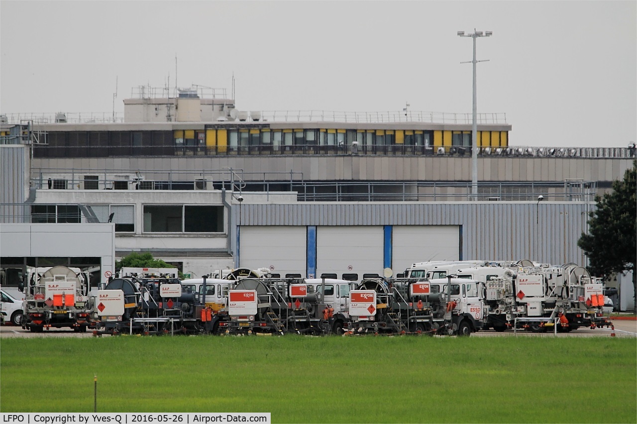 Paris Orly Airport, Orly (near Paris) France (LFPO) - Refueling truck parking, Paris-Orly airport (LFPO-ORY)