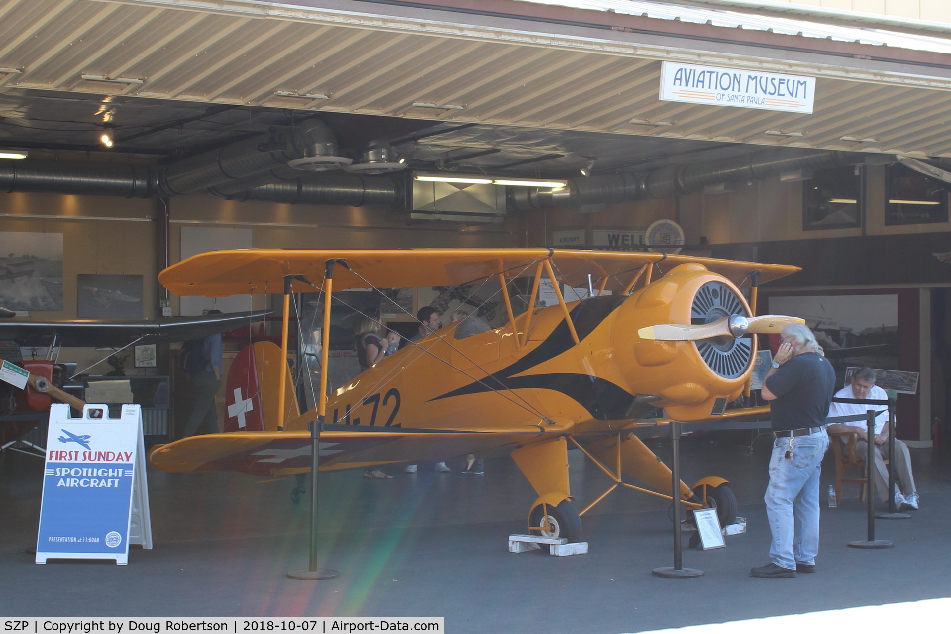Santa Paula Airport (SZP) - First Sunday Aviation Museum of Santa Paula Featured Aircraft 1939 N100BU Bucker Jungmeister 