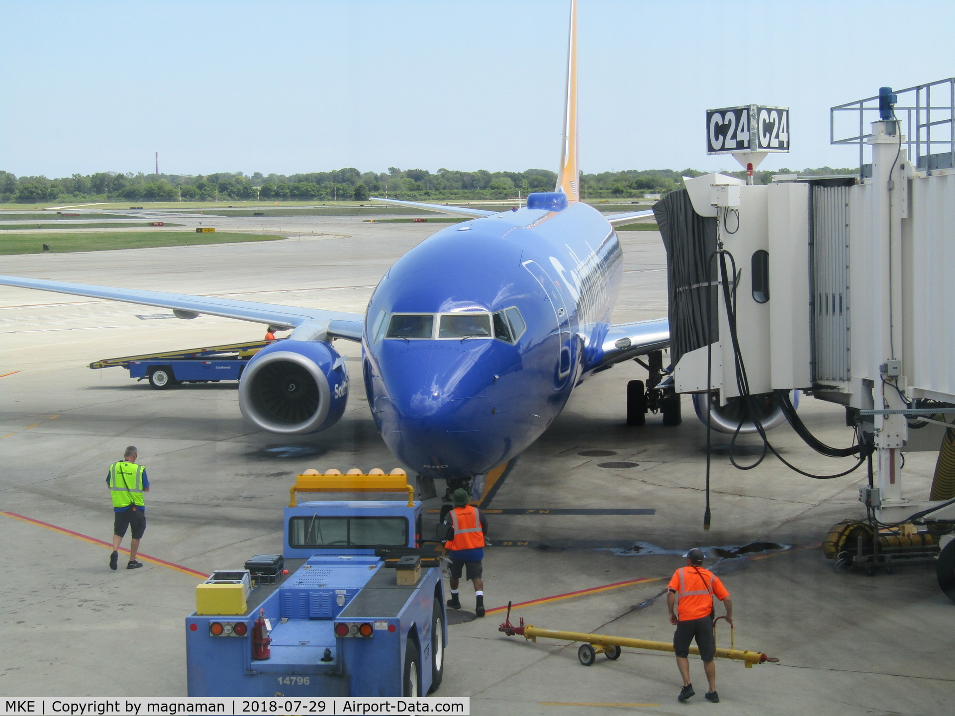 General Mitchell International Airport (MKE) - typical sight at MKE - southwest airlines