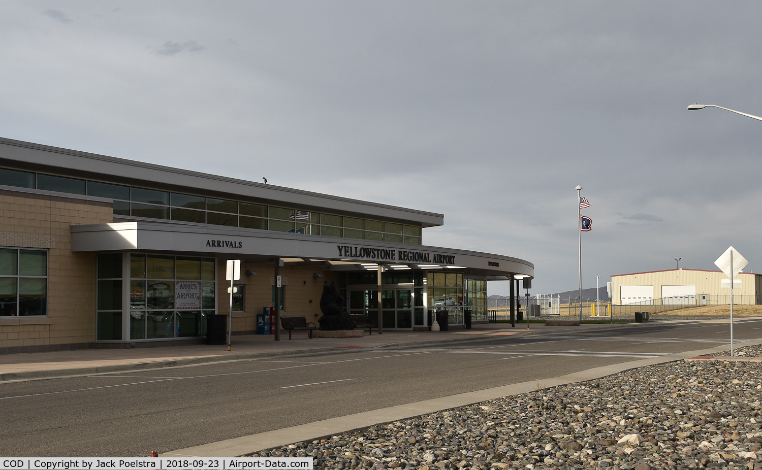 Yellowstone Regional Airport (COD) - Passenger terminal of Yellowstone reg. airport, Cody WY
