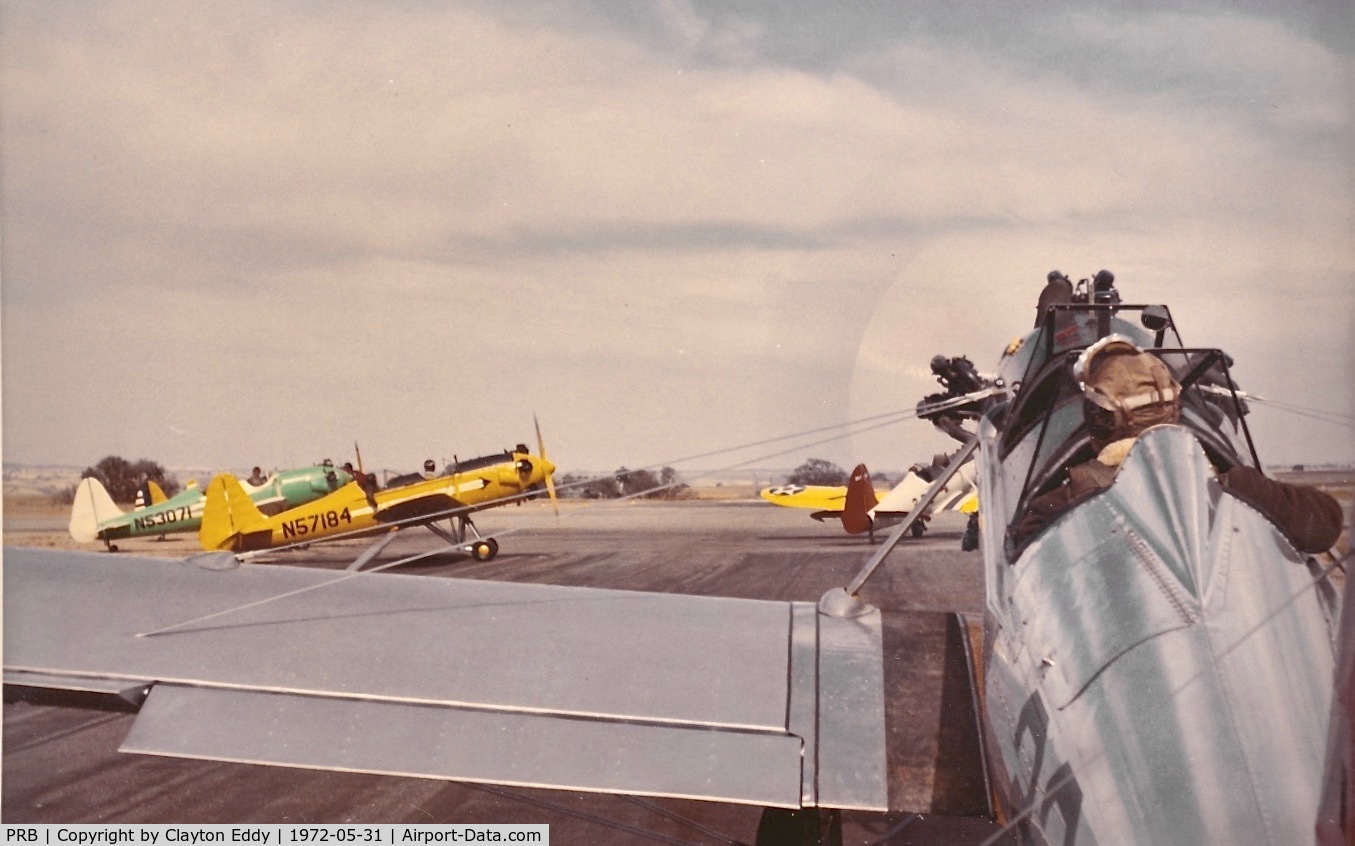 Paso Robles Municipal Airport (PRB) - Paso Robles May 1972.