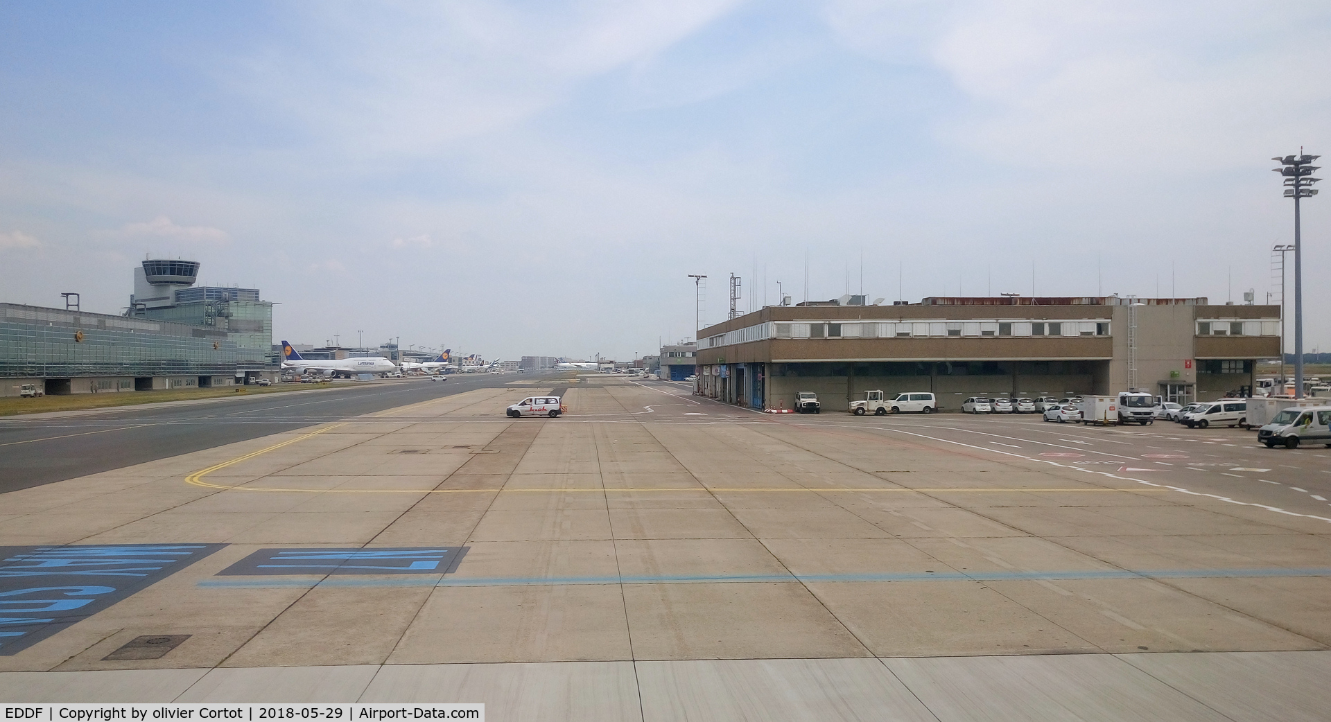 Frankfurt International Airport, Frankfurt am Main Germany (EDDF) - view from an A-320