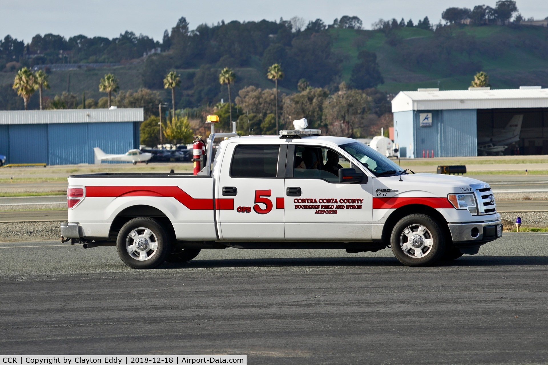 Buchanan Field Airport (CCR) - Rescue truck Buchanan Field 2018.