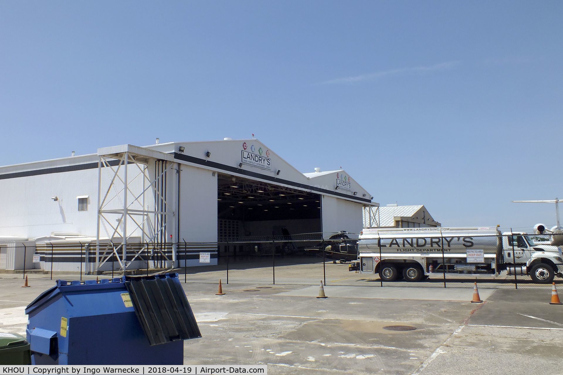 William P Hobby Airport (HOU) - hangars next to the 1940 Houston Municipal Airport terminal building