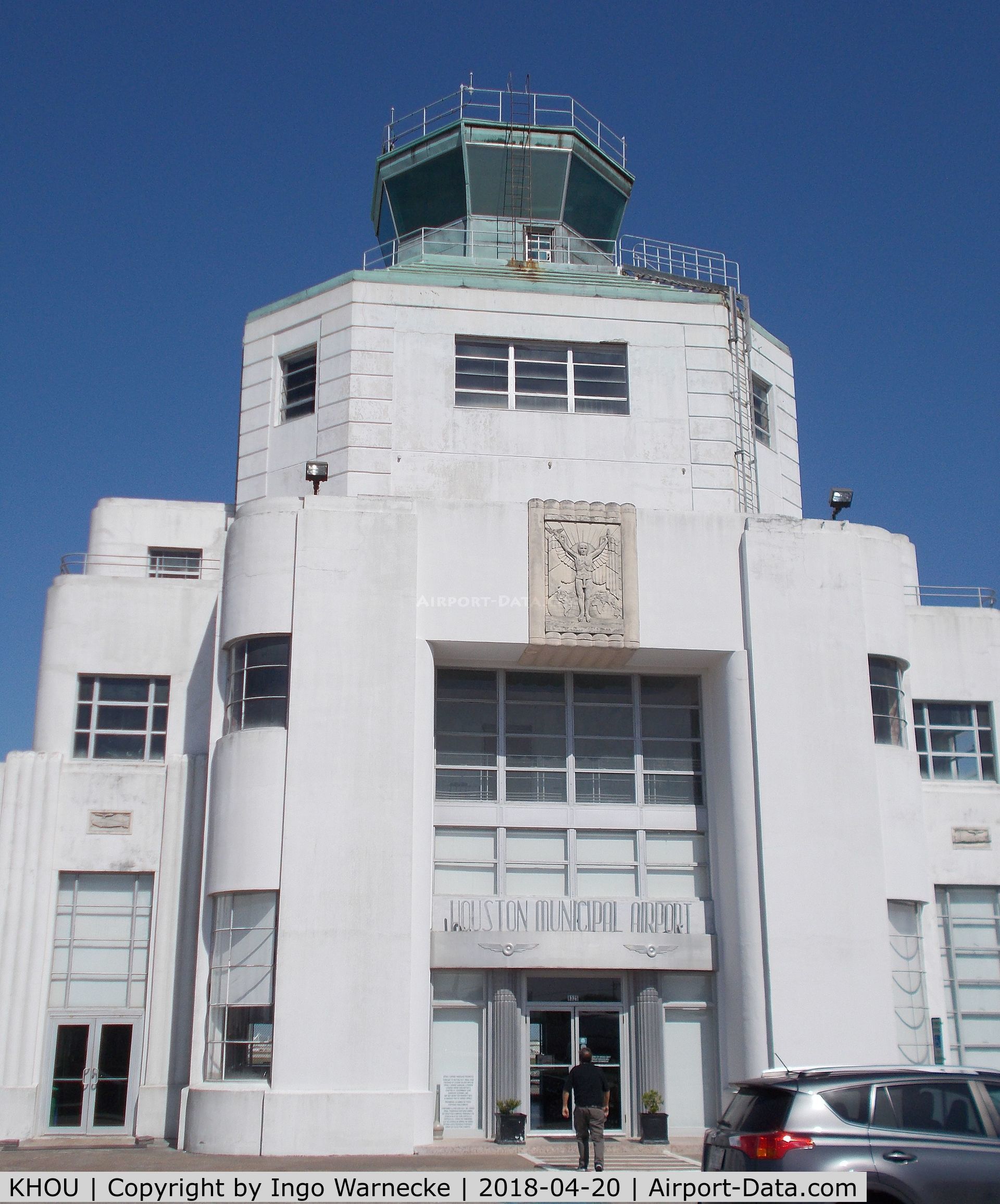 William P Hobby Airport (HOU) - central part of the Houston Municipal Airport terminal building - restored and maintained by volunteers and staff of the 1940 Air Terminal Museum