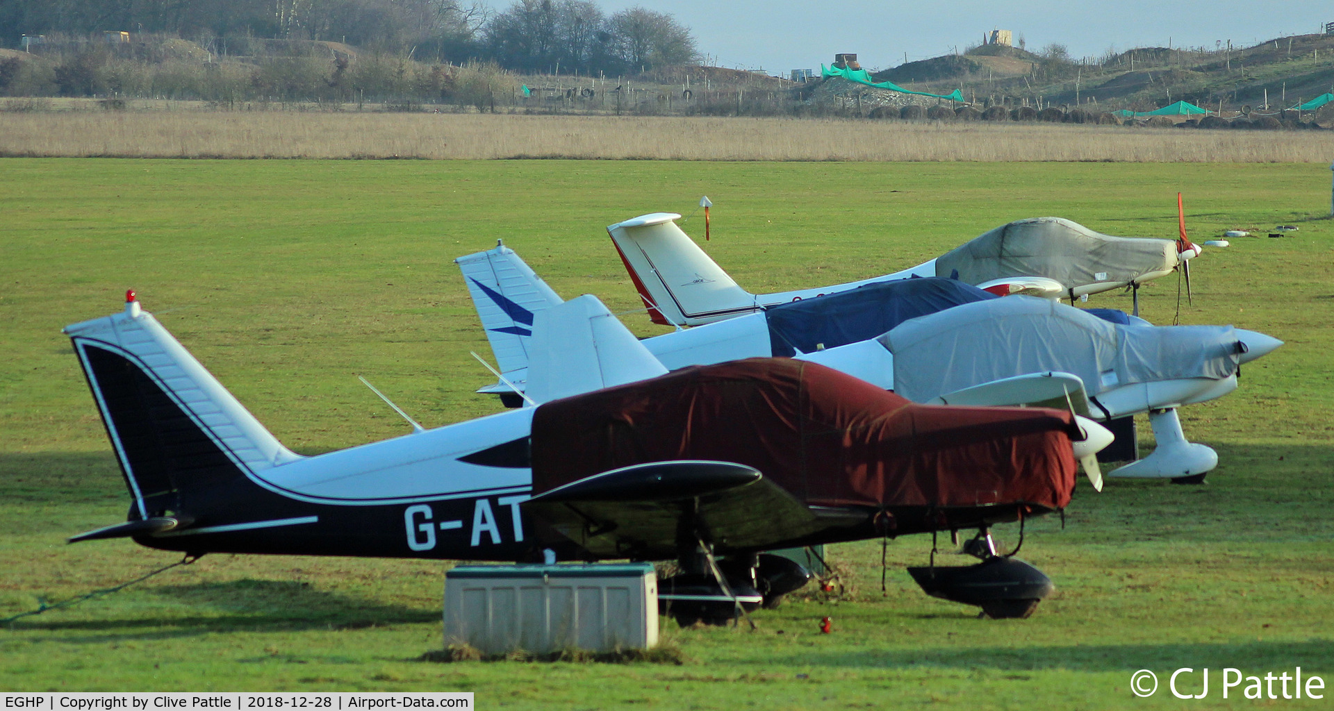 Popham Airfield Airport, Popham, England United Kingdom (EGHP) - Popham aircraft line-up