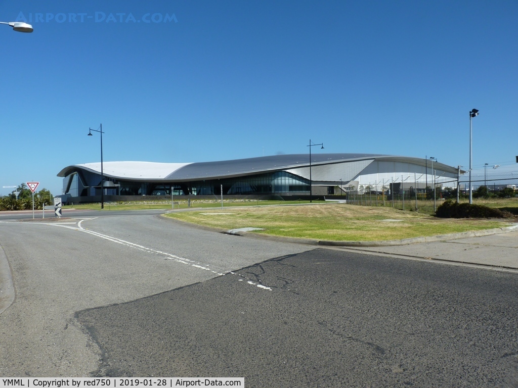 Melbourne International Airport, Tullamarine, Victoria Australia (YMML) - Australia Jet Base, the executive jet terminal and service facility at Tullamarine Airport.