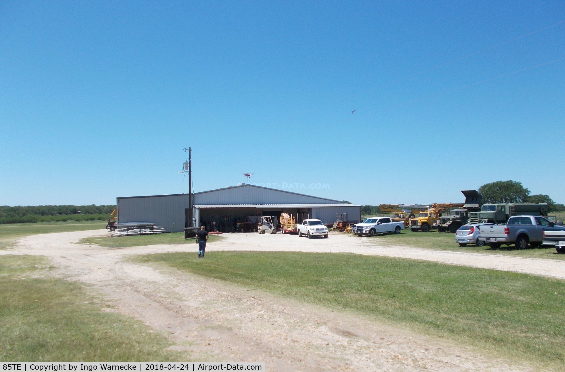 Old Kingsbury Aerodrome Airport (85TE) - the workshop hangar of the Pioneer Flight Museum at the Old Kingsbury Aerodrome, Kingsbury TX