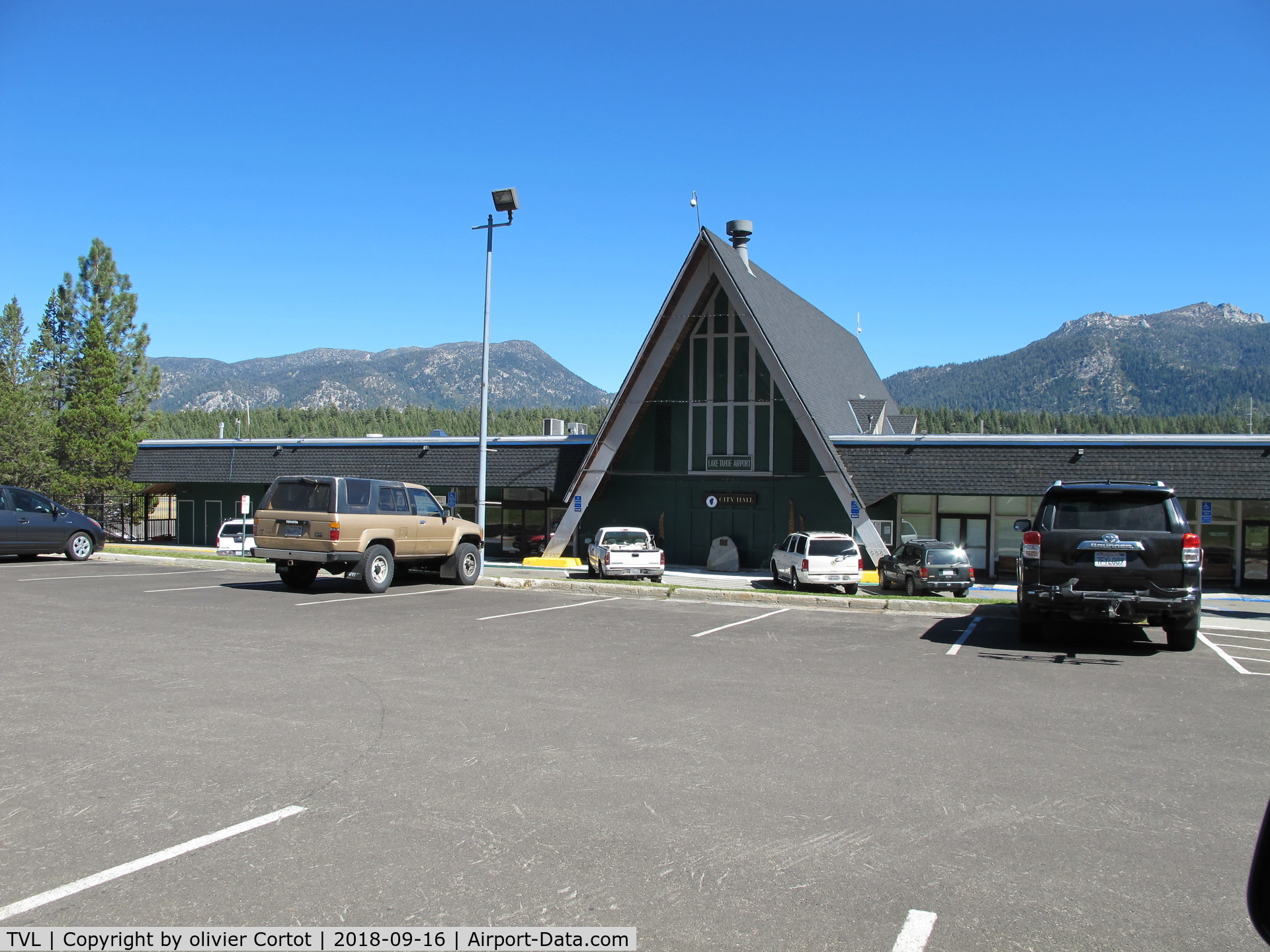 Lake Tahoe Airport (TVL) - the terminal