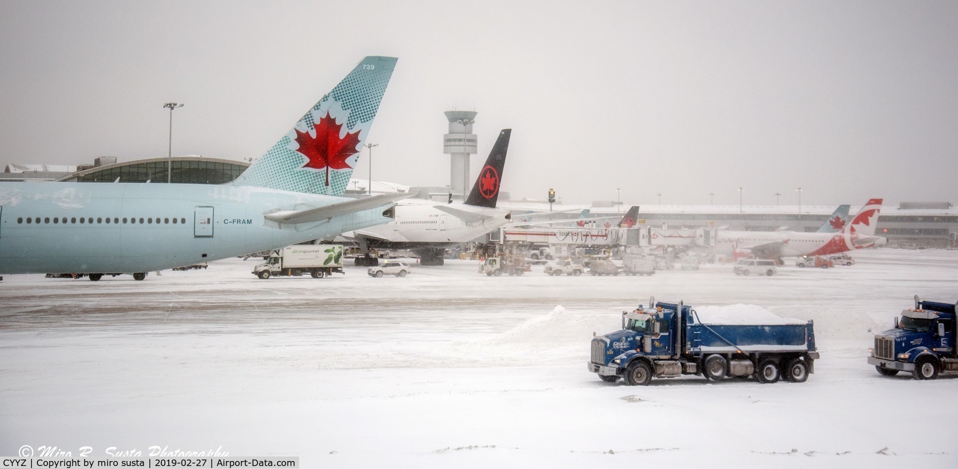 Toronto Pearson International Airport (Toronto/Lester B. Pearson International Airport, Pearson Airport), Toronto, Ontario Canada (CYYZ) - Toronto Pearson International Airport, winter activities.