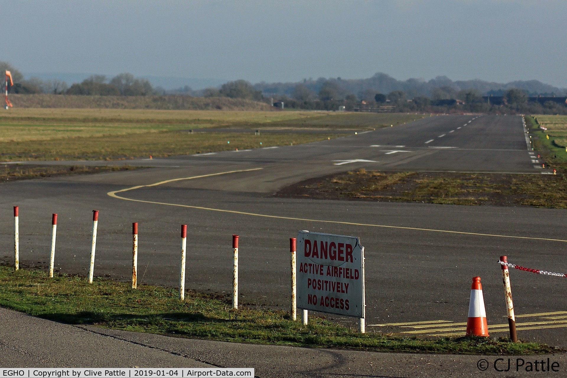 Thruxton Aerodrome Airport, Andover, England United Kingdom (EGHO) - Runway view @ Thruxton