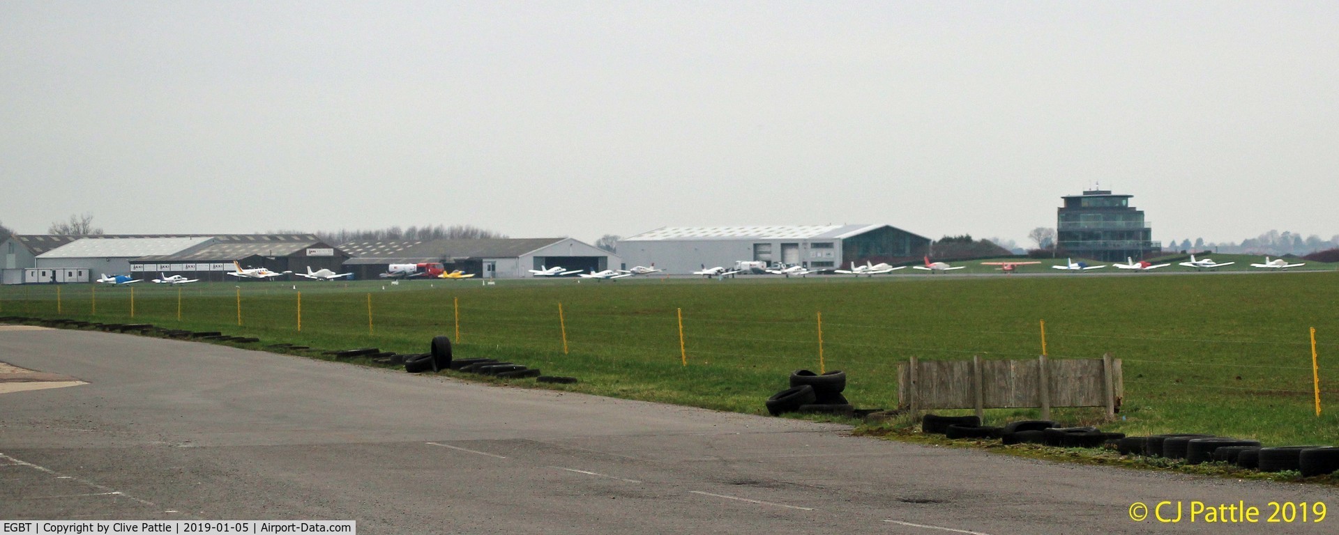 Turweston Aerodrome Airport, Turweston, England United Kingdom (EGBT) - Airfield view