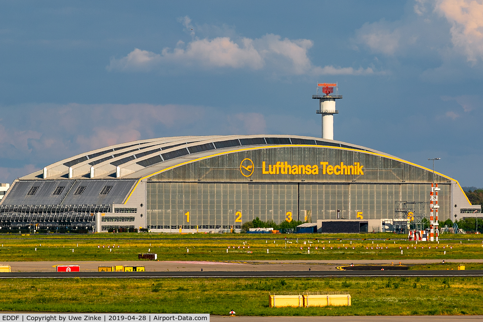Frankfurt International Airport, Frankfurt am Main Germany (EDDF) - The Lufthansa maintenance building is on the south side of the airport