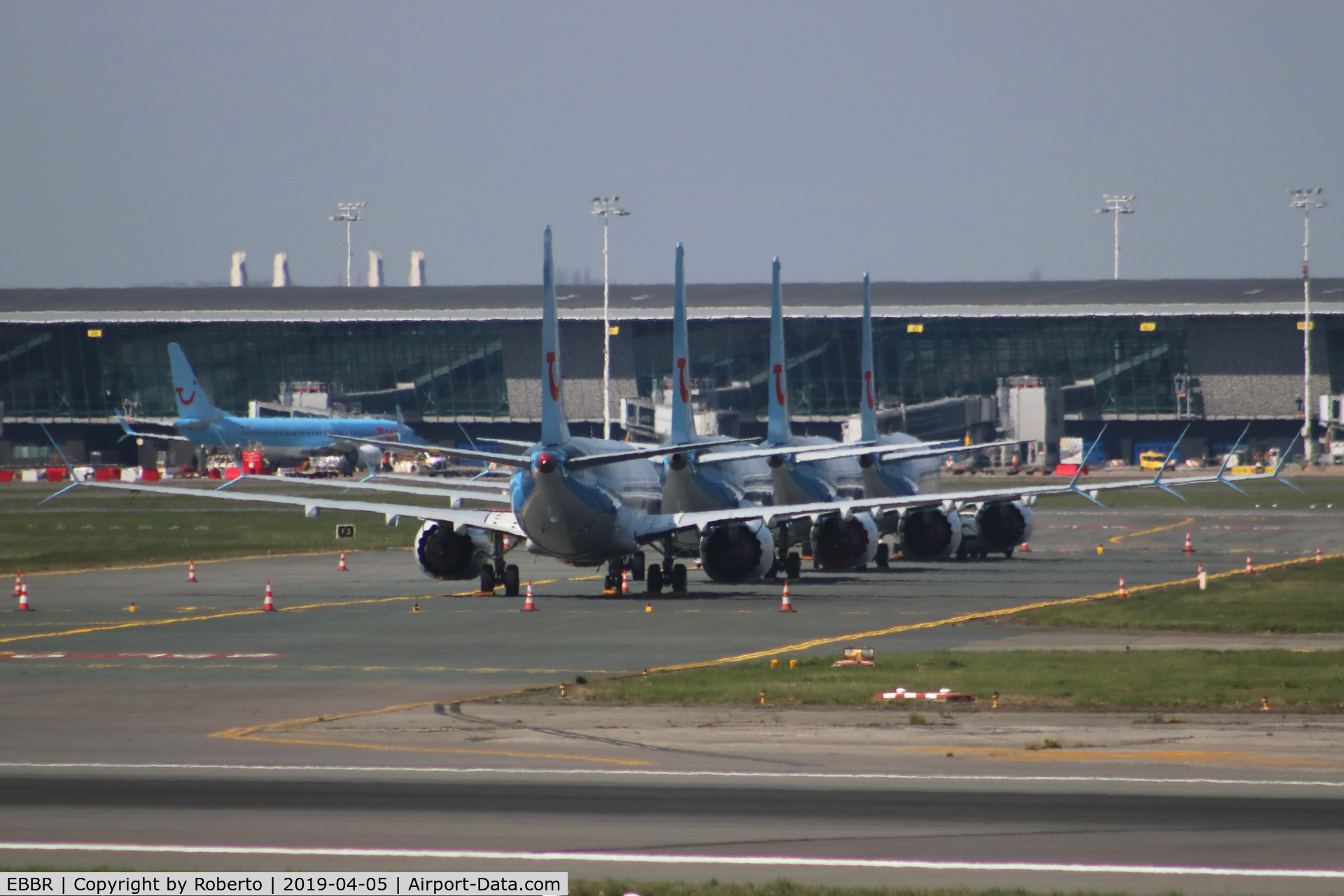 Brussels Airport, Brussels / Zaventem   Belgium (EBBR) - Here Boeing's 737-MAX belonging to TUI Airlines Belgium nailed on the ground in Brussels-Zaventem (EBBR) since the dramas of 2018.
