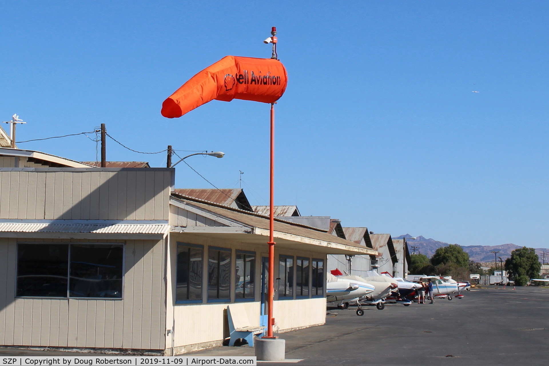Santa Paula Airport (SZP) - Mid-field Windsock-replaced the tattered one.